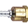Tru-Flate Brass Air Line Swivel Fitting 1/4 in. Male 1 pc