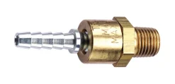 Tru-Flate Brass Air Line Swivel Fitting 1/4 in. Male 1 pc