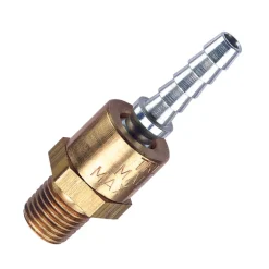 Tru-Flate Brass Air Line Swivel Fitting 1/4 in. Male 1 pc