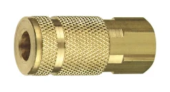 Tru-Flate Brass Aro Style Coupler 1/4 in. Female 1 (Pack of 10)