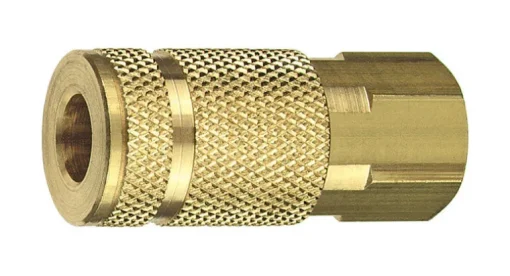 Tru-Flate Brass Aro Style Coupler 1/4 in. Female 1 (Pack of 10)