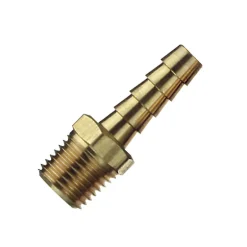 Tru-Flate Brass Barb Hose Fitting 3/8 Male 1 pc