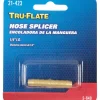 Tru-Flate Brass Hose Splicer 1/4 in. 1 pc