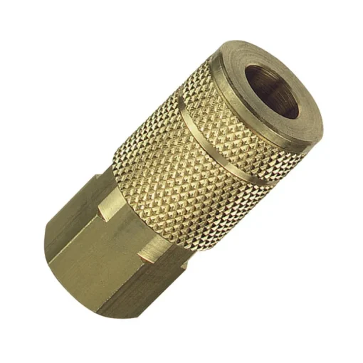 Tru-Flate Brass Quick Change Coupler 1/4 in. FPT 1 pc