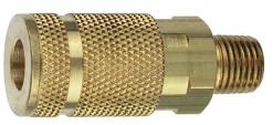 Tru-Flate Brass Quick Change Coupler 1/4 in. Male 1 pc