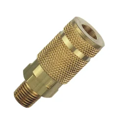 Tru-Flate Brass Quick Change Coupler 1/4 in. Male 1 pc