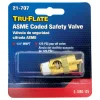 Tru-Flate Brass Safety Valve 1/4 in. Male 1 pc
