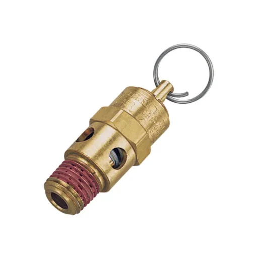 Tru-Flate Brass Safety Valve 1/4 in. Male 1 pc
