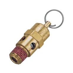 Tru-Flate Brass Safety Valve 1/4 in. Male 1 pc