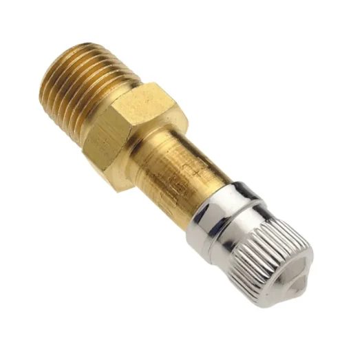 Tru-Flate Brass Tank Valve 1/8 in. Male 1 pc