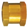 Tru-Flate Brass/Steel Hex Coupling 1/4 in. Female 1 pc. (Pack of 5)