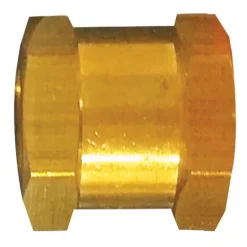 Tru-Flate Brass/Steel Hex Coupling 1/4 in. Female 1 pc. (Pack of 5)
