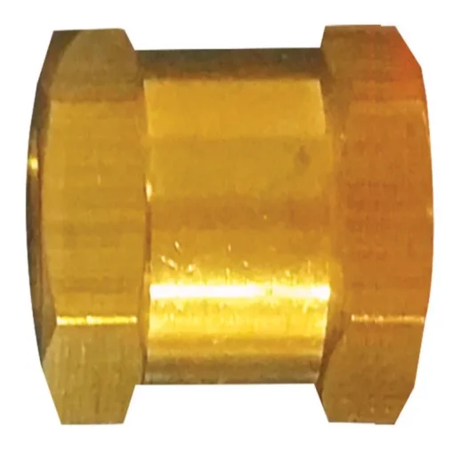 Tru-Flate Brass/Steel Hex Coupling 1/4 in. Female 1 pc. (Pack of 5)