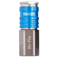 Tru-Flate HI FLO Aluminum Coupler 1/4 in. Female 1 pc