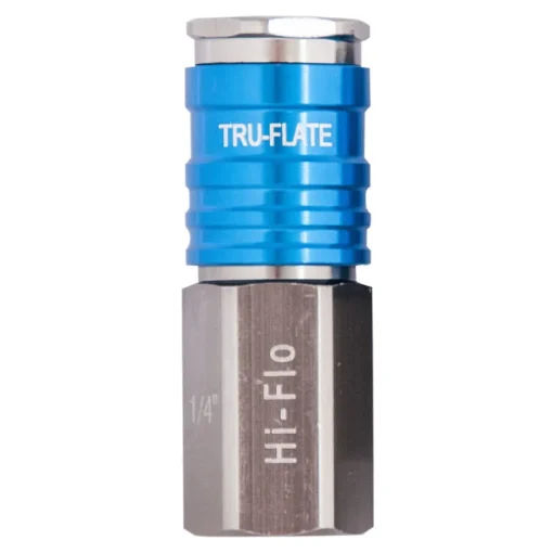 Tru-Flate HI FLO Aluminum Coupler 1/4 in. Female 1 pc