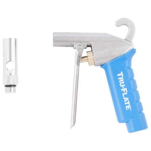Tru-Flate HI FLO Aluminum Air Blow Gun Kit 1/4 in. FNPT 90 psi 2 pc