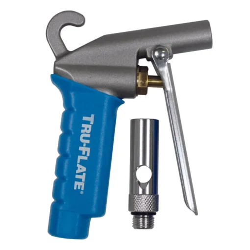 Tru-Flate HI FLO Aluminum Air Blow Gun Kit 1/4 in. FNPT 90 psi 2 pc