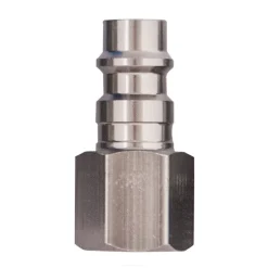 Tru-Flate HI FLO Anodized Aircraft Aluminum Plug 1/4 in. Female 2 pc