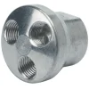 Tru-Flate 3-In-One Brass 3-Way Manifold 1/4 in. 1 pc