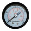 Tru-Flate Plastic/Steel Mini Air Line Rugged Gauge 1/8 in. NPT 200 psi 1 pc