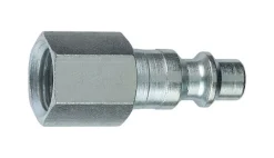 Tru-Flate Steel 1/4 in. I/M Style Plug 3/8 in. Female 1 pc