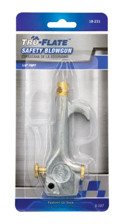 Tru-Flate Steel Air Blow Gun Safety Lever 1/4 in. NPT