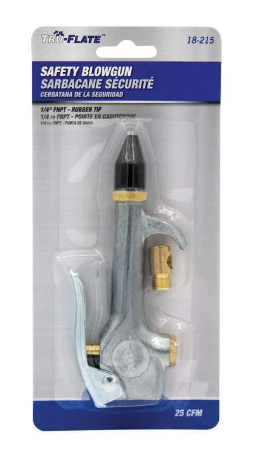 Tru-Flate Steel Air Blow Gun 1/4 in. FNPT