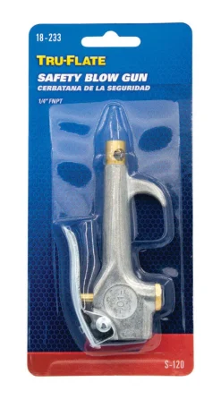 Tru-Flate Steel Air Blow Gun Safety Lever 1/4 in. FNPT 1 pc
