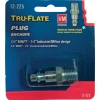 Tru-Flate Steel Air Plug 1/4 in. Male NPT 1 pc.