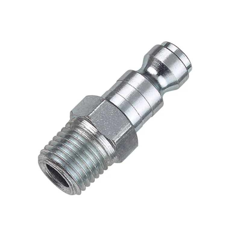 Tru-Flate Steel Air Plug 1/4 in. Male 1 pc