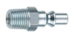 Tru-Flate Steel Air Plug 1/4 in. Male 1 pc
