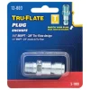 Tru-Flate Steel Air Plug 1/4 in. Male 1 pc