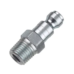 Tru-Flate Steel Air Plug 1/4 in. Male 1 pc