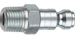 Tru-Flate Steel Air Plug 3/8 in. Male 1 pc. (Pack of 10)