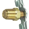 Tru-Flate Steel Drain Cock 1/4 in. Male NPT 1 pc.