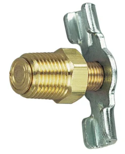 Tru-Flate Steel Drain Cock 1/4 in. Male NPT 1 pc.