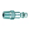 Tru-Flate Steel Industrial/Milton Plug 1/4 in. Male 1 pc