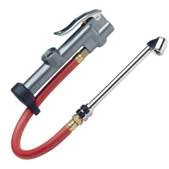 Tru-Flate Steel Inflator Gauge 1/4 FPT 1 pc