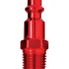 Tru-Flate Tru-Match Aluminum I/M Style Plug 1/4 in. Male 1 pc. (Pack of 10)