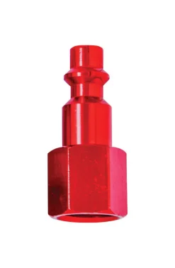 Tru-Flate Tru-Match Aluminum I/M Style Plug 1/4 in. Female 1 pc. (Pack of 10)