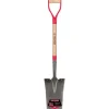 Truper Tru-Tough 41 in. Steel Square Garden Spade Wood Handle