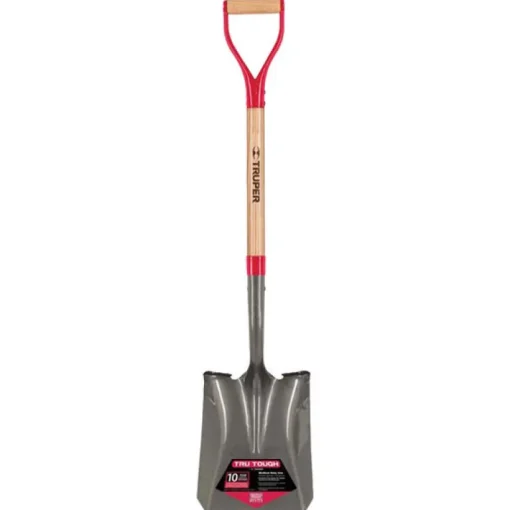 Truper Tru-Tough 41 in. Steel Square Transfer Shovel Wood Handle (Pack of 6)