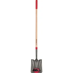Truper Tru-Tough 58 in. Steel Square Transfer Shovel Wood Handle (Pack of 6)
