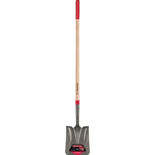 Truper Tru-Tough 58 in. Steel Square Transfer Shovel Wood Handle (Pack of 6)