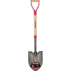 Truper Tru-Tough 41 in. Steel Round Digging Shovel Wood Handle (Pack of 6)