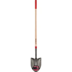 Truper Tru-Tough 58.25 in. Steel Round Digging Shovel Wood Handle (Pack of 6)