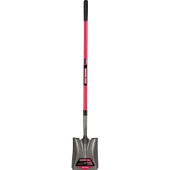 Truper Tru-Tough 57 in. Steel Square Transfer Shovel Fiberglass Handle (Pack of 6)