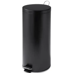 TRUSH CAN ROUND BLK 8GAL