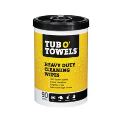 Tub O' Towels Heavy Duty Fiber Weave Cleaning Wipes 12 in. W X 10 in. L 90 pk
