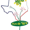 Turbine Garden Stake Texas Metal